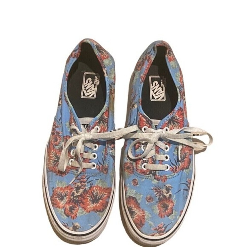 VANS Star Wars Yoda Aloha Floral Sneakers Limited Edition Men's 11.5